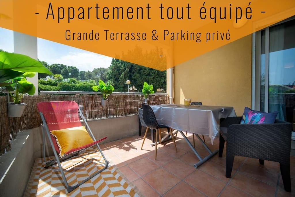 Appartement Tout Equipe Terrasse Et Parking Prive Marsiglia Esterno foto